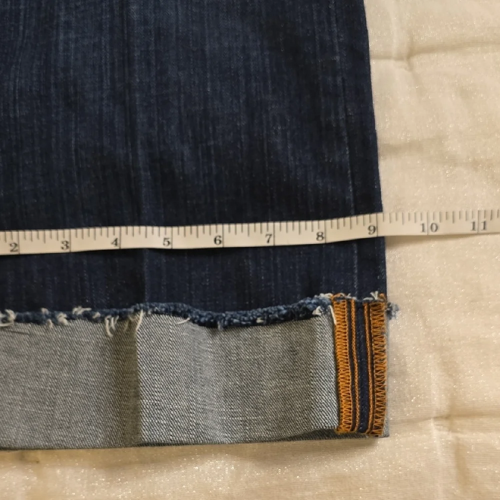 Seven7 Blue Straight Leg Jeans Classic Denim - Picture 8 of 12